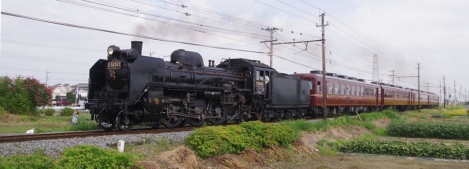 秩父鉄道 蒸気機関車 C58-363 正月特別運行記録